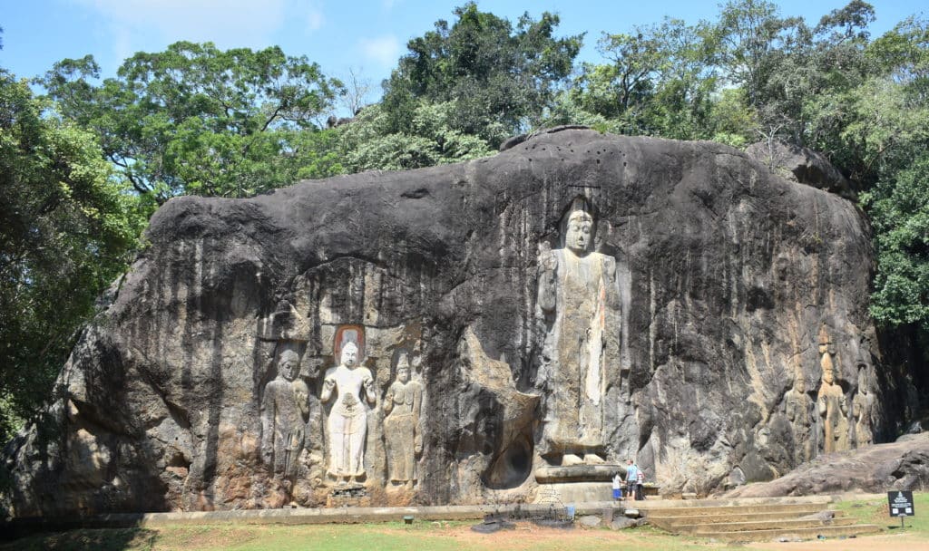 Buduruwagala Rock carvings